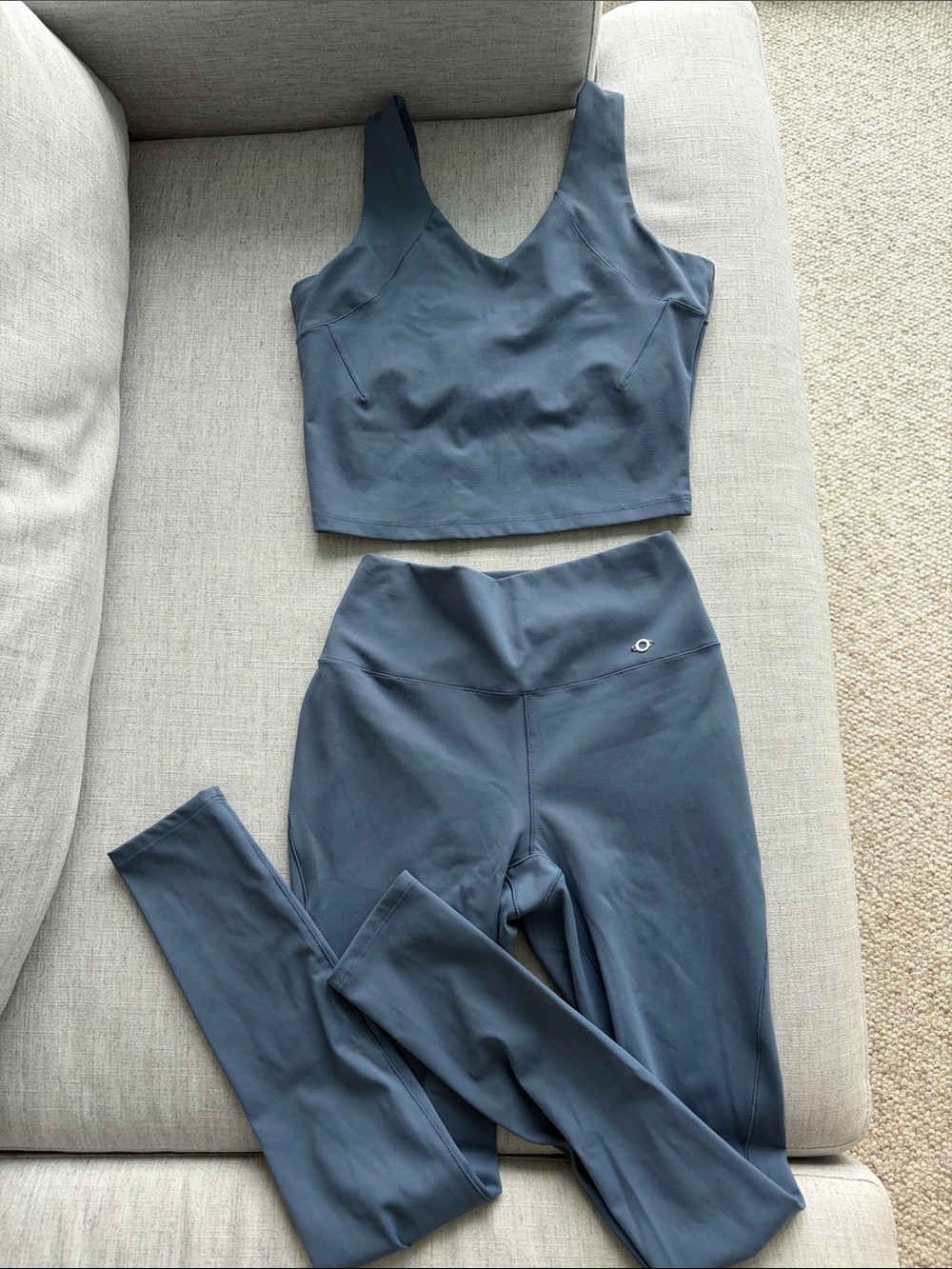Harmony Balance Sculpting Workout set in Slate Blue